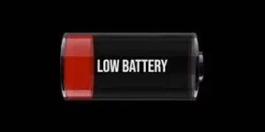 low battery