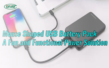 mouse shaped usb battery pack a fun and functional power solution