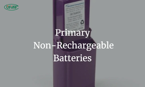 non rechargeable battery