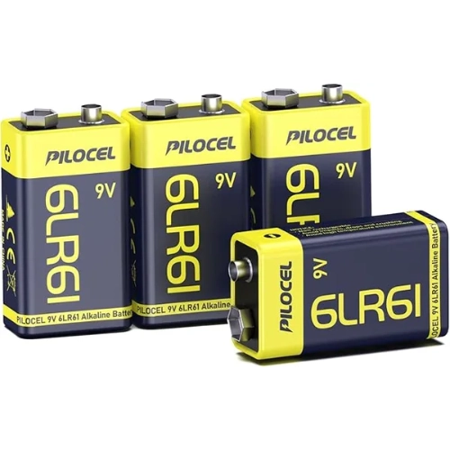 pilocel 9 v alkaline batteries