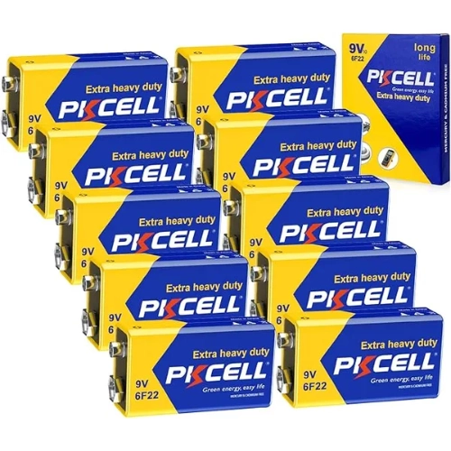 pkcell 9 v carbon battery