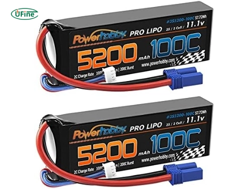 powerhobby 3s 11 v 5200mah 100c 200c lipo battery