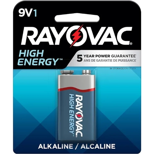 rayovac high energy 9 v batteries