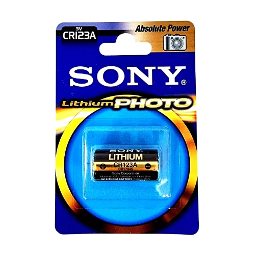 sony cr123a lithium