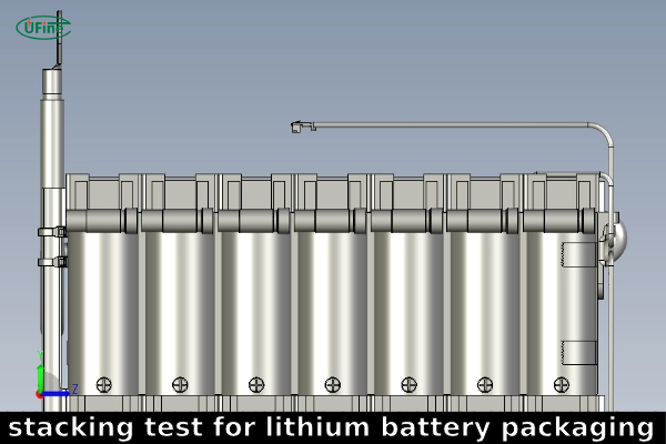 stacking test for lithium battery packaging