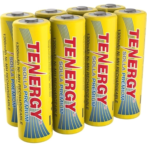 tenergy solla premium rechargeable nimh aa battery