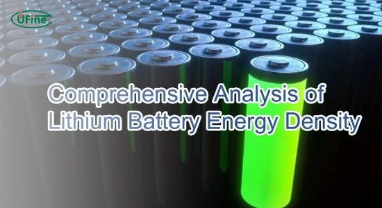 the energy density of a lithium ion battery