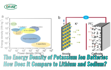 the energy density of potassium ion batteries how does it compare to lithium and sodium