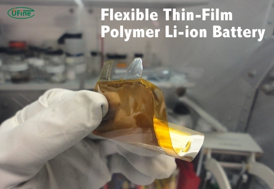 the flexible thin film and printed battery