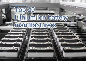 top 20 lithium ion battery manufacturers
