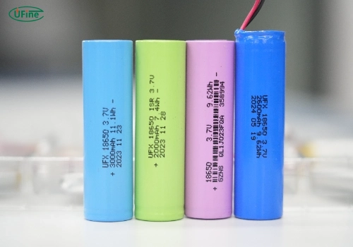 ufine 18650 button top battery