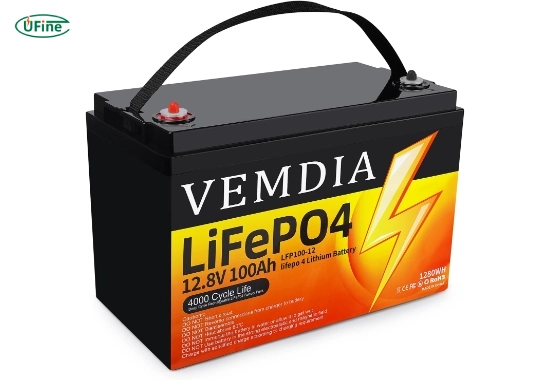 vemdia 12v 100ah lifepo4 lithium battery