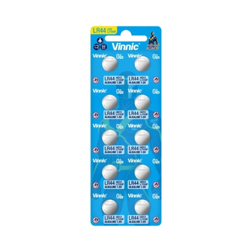 vinnic lr44 alkaline button cell battery