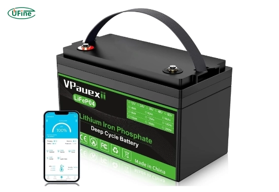 vpauexii 12v 100ah lifepo4 battery