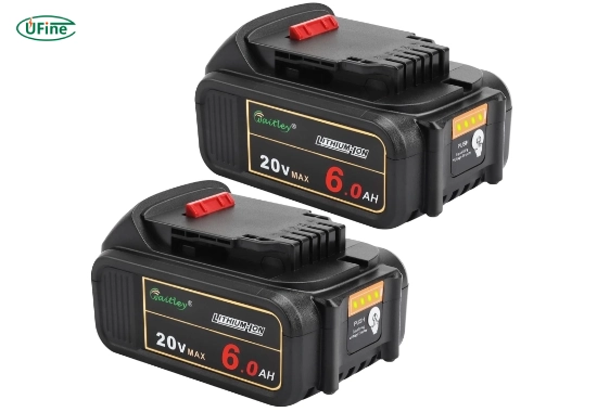 waitley 2 pack 20 v 6 0 a replacement battery