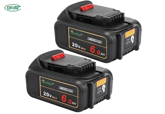 waitley 2 pack 20 v 6 0 a replacement battery