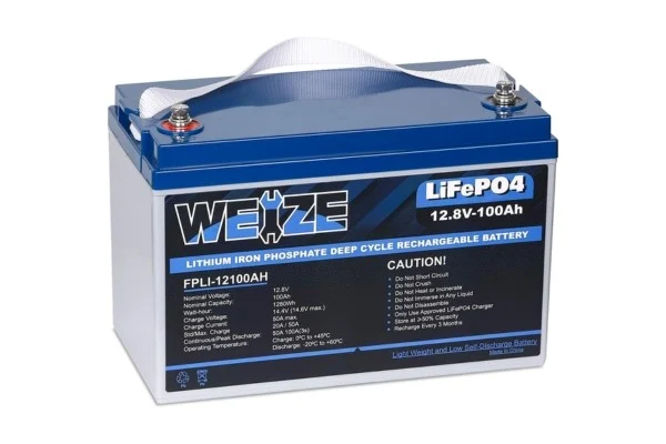 weize 12v 100ah lithium ion battery