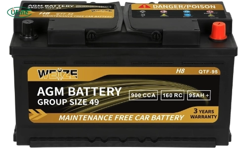 weize platinum agm battery 49 12v 95ah