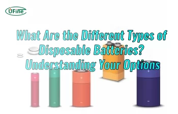 what are the different types of disposable batteries