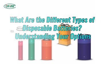 what are the different types of disposable batteries