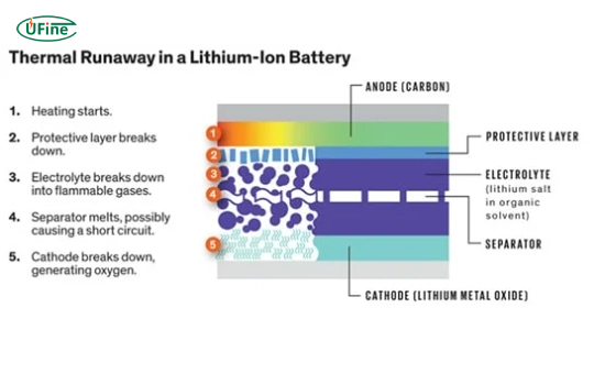 what is a thermal runaway in a lithium ion battery