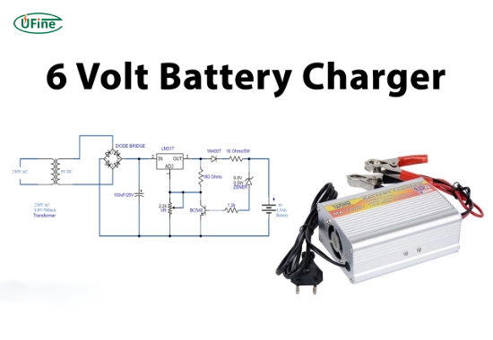 what s the proper way to charge a 6v battery