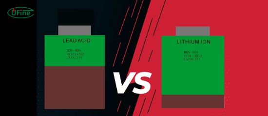 why choose lithium over lead acid batteries