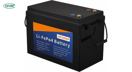 wogqx 24v 100ah lifepo4 battery 4000 cycles rechargeable battery lithium ion deep cycle